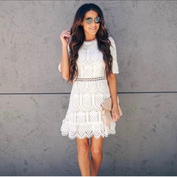 Vici Dresses & Skirts - Vici Pineapple Under The Sea Eyelet Dress